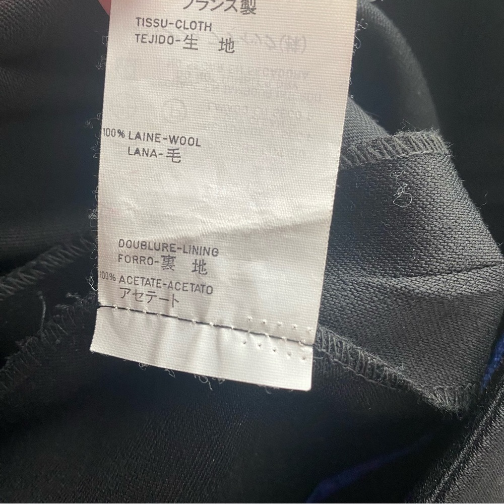 Givenchy Paris Wool Split Hem Pants - image 7